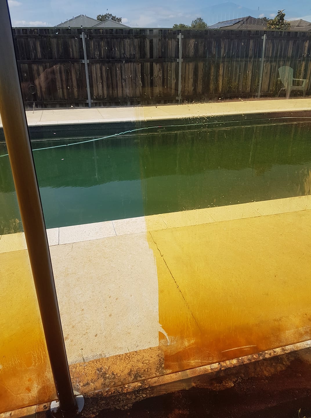 Bore Water Stain Removal